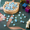 100Pcs 2 Style Christmas Handmade Polymer Clay Pendant and Connector Charms PALLOY-TAC0250-6