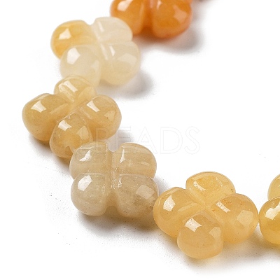 Natural Topaz Jade Beads Strands G-P520-A08-01-1