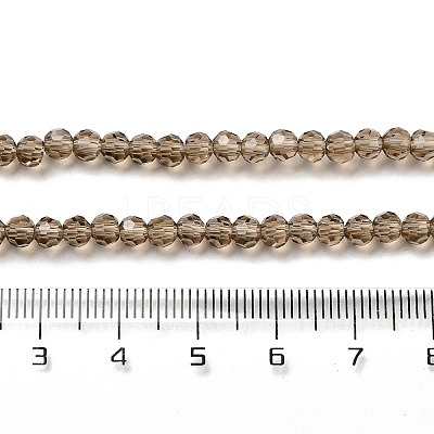 Transparent Glass Beads Strands EGLA-A035-T4mm-D16-1