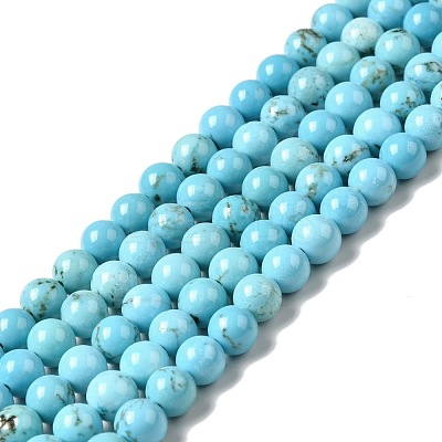 Dyed & Heated Natural Magnesite Beads Strands G-G924-01B-03-1