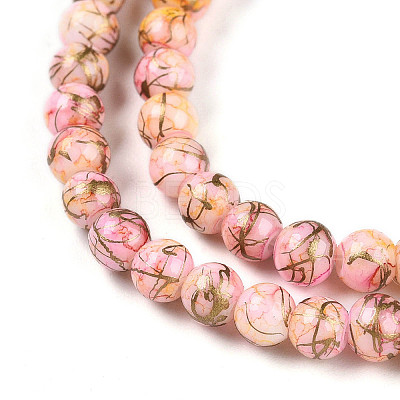 Baking Paint Glass Beads X1-DGLA-N003-4mm-B02-1