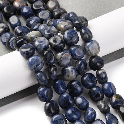 Natural Sodalite Beads Strands G-G146-A03-02-1