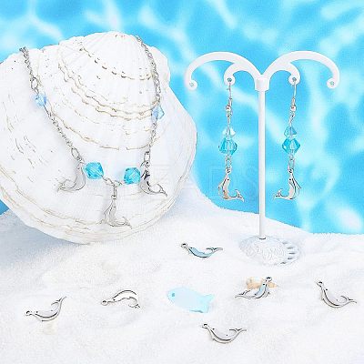 201 Stainless Steel Laser Cut Pendants STAS-UN0034-61-1