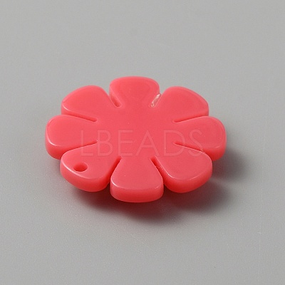 Opaque Resin Pendants LS-RESI-WH0029-46B-06-1