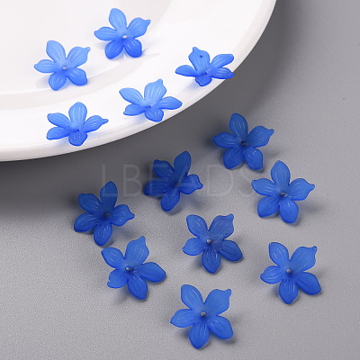 Frosted Acrylic Bead Caps MACR-S371-05A-751-1