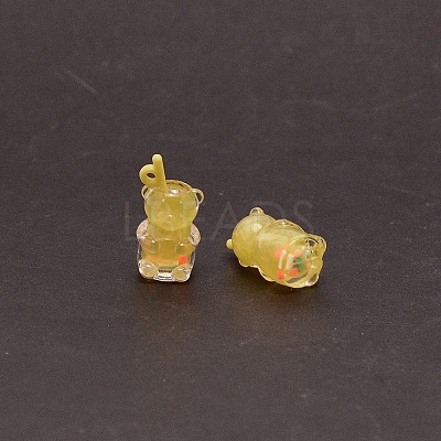 Transparent Resin Pendants LS-RESI-CJC0008-14A-1