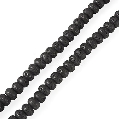 1 Strand Natural Lava Rock Beads Strands G-TA0003-44A-1