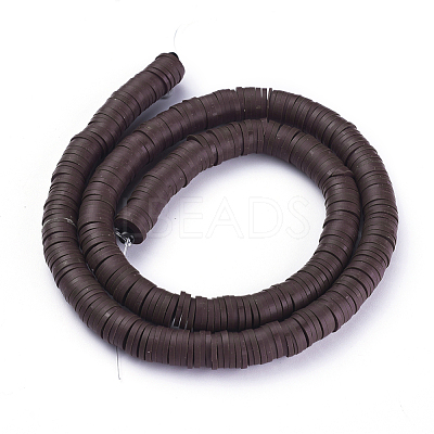 Handmade Polymer Clay Beads X-CLAY-R067-8.0mm-38-1