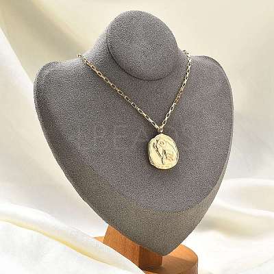 304 Stainless Steel Constellation Pendant Necklaces LS-NJEW-K392-01G-01-1
