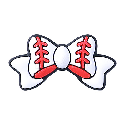 Bowknot Silicone Beads PW-WGAABD0-04-1