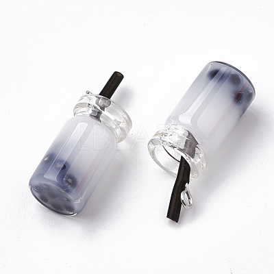 Glass Bottle Pendants LS-CRES-N017-03G-1