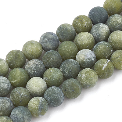 Natural Chinese Southern Jade Beads Strands G-T106-072-1