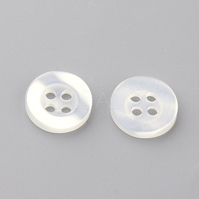 4-Hole Plastic Buttons BUTT-S020-11-12.5mm-1