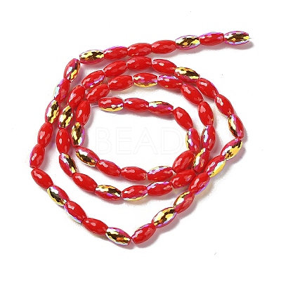 AB Color Plated Electroplate Beads Strands EGLA-H104-03A-1
