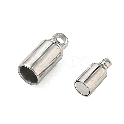 304 Stainless Steel Magnetic Clasps STAS-B104-01A-P-1