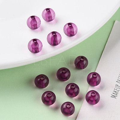 Transparent Acrylic Beads X-MACR-S370-A8mm-743-1