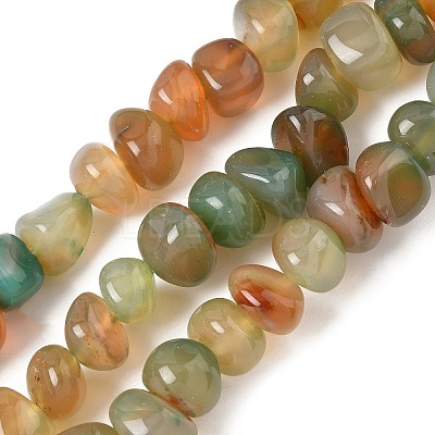 Natural Agate Beads Strands X-G-H295-B01-17-1