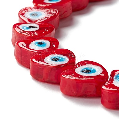 Handmade Evil Eye Lampwork Beads LAMP-F021-02E-1