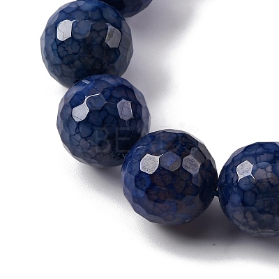 Natural Dragon Veins Agate(Dyed & Heated) Beads Strands G-K390-A12-01-1