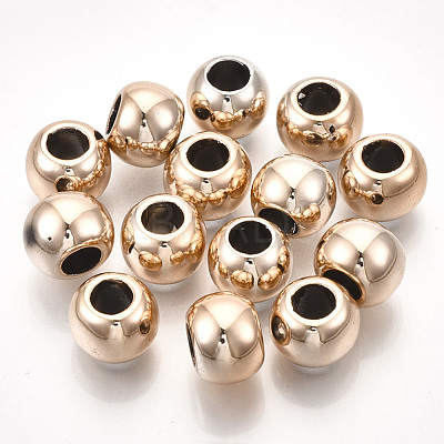 UV Plating ABS Plastic European Beads CCB-S162-28G-03-1