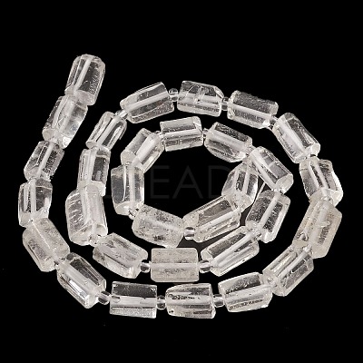 Natural Quartz Crystal Beads Strands LS-G-M403-B17-1
