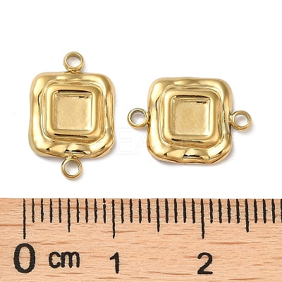 304 Stainless Steel Cabochon Connector Settings STAS-Q252-32G-1