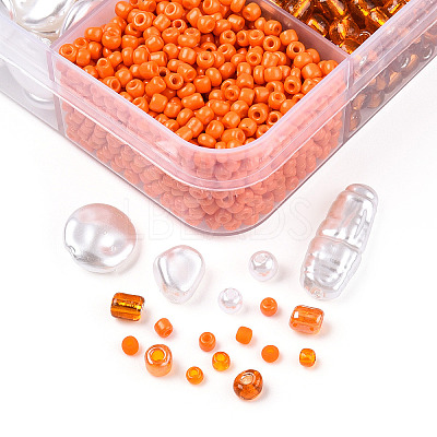 DIY 10 Style ABS & Acrylic Beads Jewelry Making Finding Kit DIY-N0012-05H-1