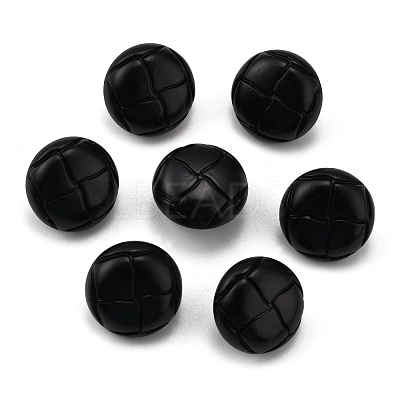 1-Hole Plastic Buttons BUTT-WH0027-03A-01-1