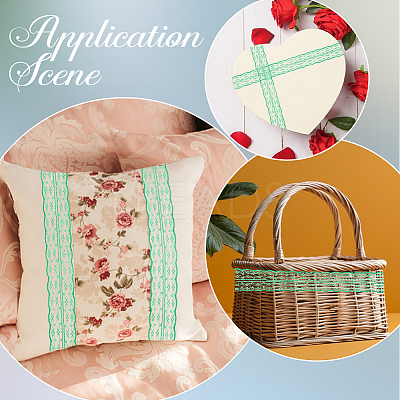 3 Rolls Guipure Non-Stretch Lace Trim OCOR-GF0004-52F-1