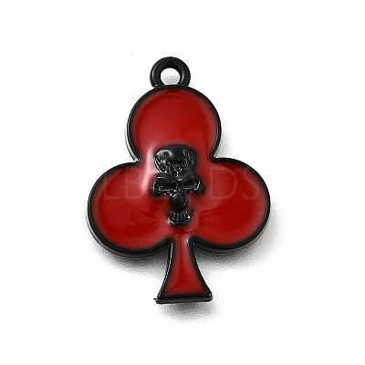 Alloy Enamel Gothic Style Pendants PALLOY-R157-06EB-09A-1