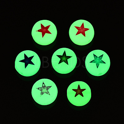 Luminous Gainsboro Acrylic Beads MACR-S273-63-1