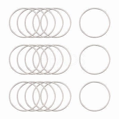Tarnish Resistant 304 Stainless Steel Linking Ring STAS-T047-15B-1