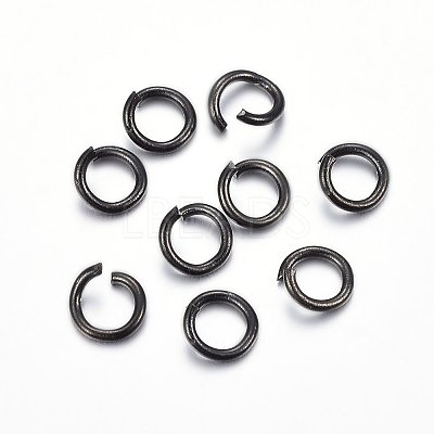 Ion Plating(IP) 304 Stainless Steel Open Jump Rings LS-X-STAS-H467-03B-6MM-1