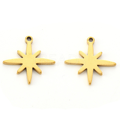PVD Vacuum Plating 304 Stainless Steel Pendants STAS-N092-37G-1