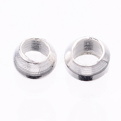Brass Crimp Beads X-E002-NFS-1