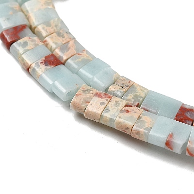 Synthetic Aqua Terra Jasper Beads Strands G-Z045-A19-01-1