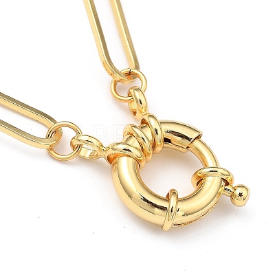 304 Stainless Steel Paperclip Chain Necklaces X-NJEW-JN03066-01-1