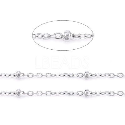 Tarnish Resistant 304 Stainless Steel Cable Chains CHS-F011-14A-P-1