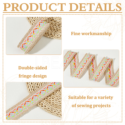 Polyester Jacquard Ribbon OCOR-WH0085-77B-1