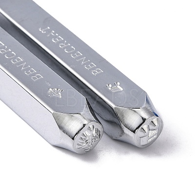 Iron Metal Stamps AJEW-L060-10-1