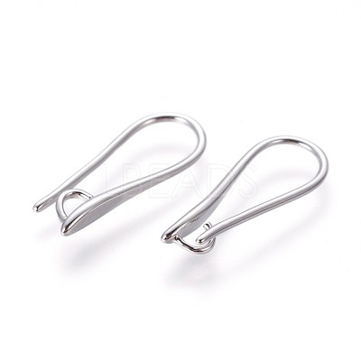 Brass Earring Hooks KK-L177-32P-1