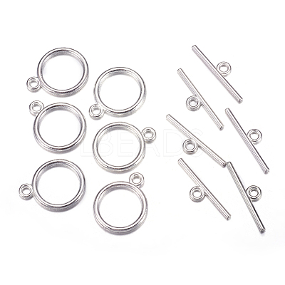 Tibetan Style Toggle Clasps LS-TIBE-A12208-S-NR-1