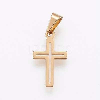 304 Stainless Steel Pendants STAS-H453-03G-1