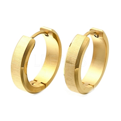 304 Stainless Steel Hoop Earrings for Women EJEW-C096-44G-1
