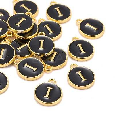 Golden Plated Alloy Charms X-ENAM-S118-02I-1