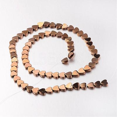 Electroplate Non-magnetic Synthetic Hematite Bead Strands G-F300-23C-08-1