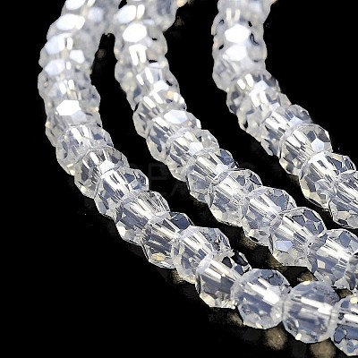 Electroplate Glass Beads Strands EGLA-A035-J4mm-A06-1