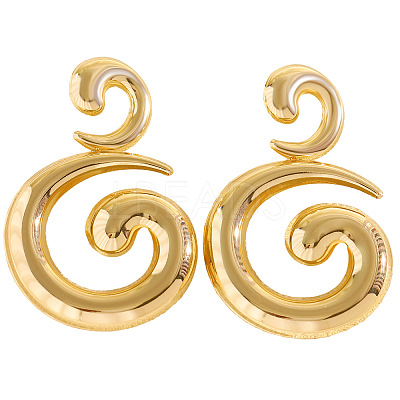 Iron Stud Dangle Earrings WGC8BC5-02-1