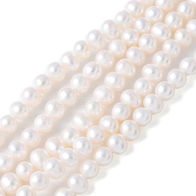 Natural Cultured Freshwater Pearl Beads Strands PEAR-I007-07O-05A-1