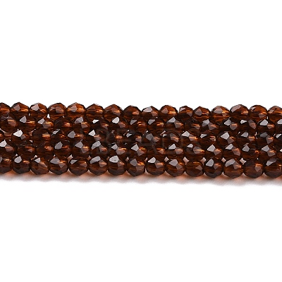 Transparent Glass Beads Strands GLAA-H021-03-01-1